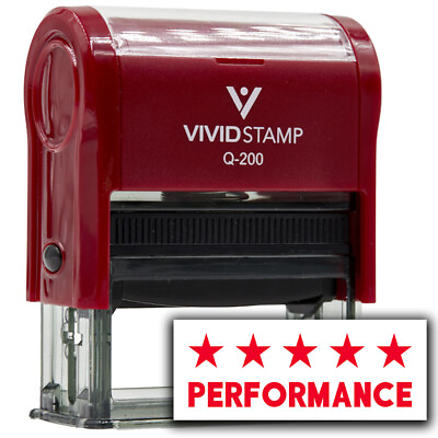 #ad Vivid Stamp Performance Self Inking Rubber Stamp