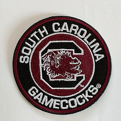 #ad University of South Carolina Gamecocks Embroidered Iron On Patch lot 3quot; x 3”