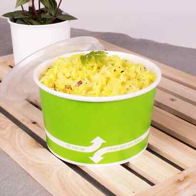 #ad Karat 20oz Food Containers Green 127mm 600 ct C KDP20 GREEN