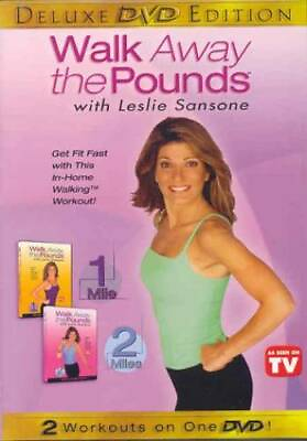 #ad Leslie Sansone Walk Away the Pounds Get Up and Get Started 1 Mile VERY GOOD $4.78