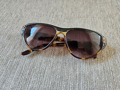 #ad Vintage Pair 3701 6 3 Womens Sunglasses Tortoiseshell Black