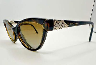 #ad BVLGARI Tortoise Gold Flake Eyeglasses Frames ONLY 8156 B 5353 13 54 20 140 $44.88