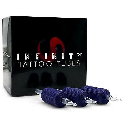 #ad Infinity Gen 2 Disposable Tattoo Tubes 1quot; or 1.25quot; Grip with Clear Tip