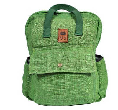 #ad 100 % Raw Hemp Mini Backpack Sustainable and Stylish for Travel amp; Everyday use