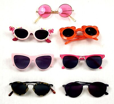 #ad Kids Girls Sunglasses Lot of 7 Assorted Styles amp; Brands Target Foster Grant etc