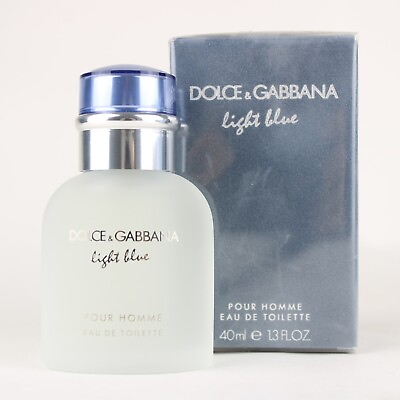 #ad Dolce amp; Gabbana Light Blue For Men Homme Eau De Toilette Spray 40ml 1.3 FL. OZ.