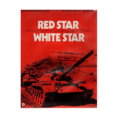 #ad SPI Flat Trays Wargame Red Star White Star Plastic Flat Tray Tray VG
