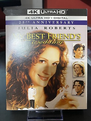 #ad My Best Friend#x27;s Wedding 4K Ultra HD Blu ray 1997 with Slipcover *No Digital*