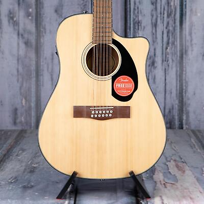 #ad Fender CD 60SCE Dreadnought 12 String Acoustic Electric Natural