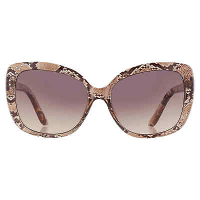 #ad Guess Factory Brown Gradient Butterfly Ladies Sunglasses GF0383 45F 57