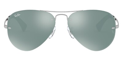 #ad Ray Ban Unisex Sunglasses RB3449 003 30 Silver Aviator Silver Mirror 59 14 135mm