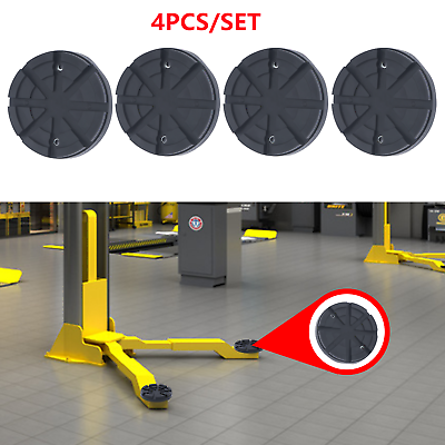 #ad 4PC Set Round Rubber Arm Pads For Lift Heavy Duty Rubber Car Post Lift Arm Pad