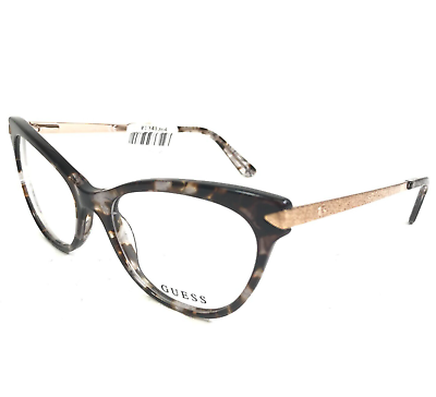 #ad Guess Eyeglasses Frames GU2683 020 Brown Gray Tortoise Gold Sparkly 52 17 140