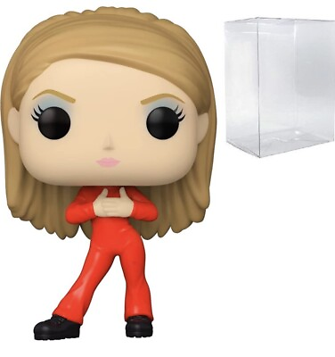 #ad Britney Spears: Oops Red Catsuit • Funko Pop #215 w Protector • Free Ship