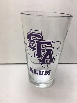#ad Stephen F Austin Lumberjacks Pint Glass NCAA 16oz Beer Glass