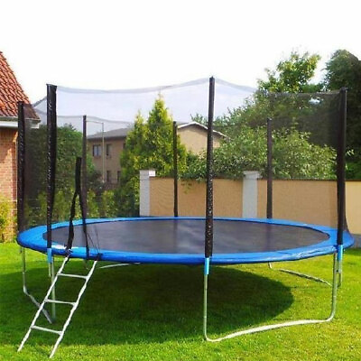 #ad Trampoline Protective Net Anti fall Polyethylene Replacement Jumping Safety Mesh