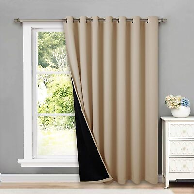 #ad NICETOWN Thermal Insulated 100% Blackout Curtains Noise Reducing Performance Sl