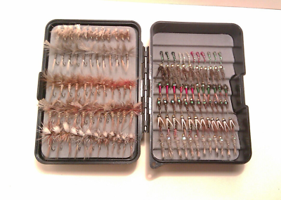 #ad NEW SPRING Barn Pool Box 132 fly fishing flies for trout LQQK Dries nymphs wets