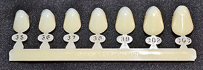 #ad #11 Upper Left Cuspid tooth Dental Polycarbonate Temporary Crowns 7 sizes