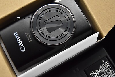 #ad Canon IXY 650 PowerShot Elph 360 HS Digital Camera 20.2MP Black 【MINT】2014