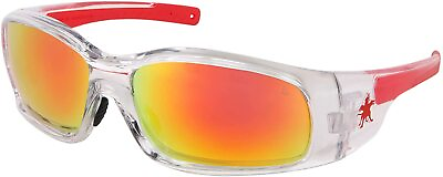#ad SWAGGER Fire Mirror Safety Glasses Work Sport Eyewear UV Sunglasses ANSI Z87