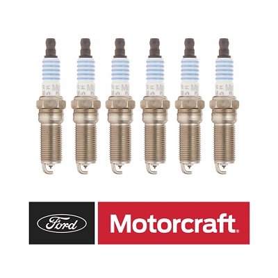 #ad Set of 6 SP411 Motorcraft Platinum Spark Plug For Mazda 5 CX 9 Ford Flex Edge