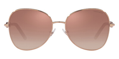 #ad Tiffany TF3086 Sunglasses Rubedo Gradient Pink Mirrored Orange 57mm