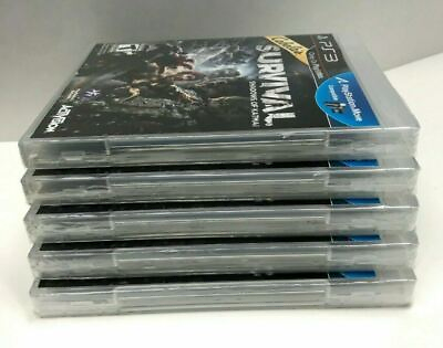 #ad 5 x NEW GENUINE PS3 GAME Replacement Case CLEAR PlayStation OEM Sony Blu ray DVD
