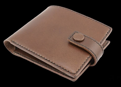 #ad New vegetable tanned leather wallet for cash change credit cards