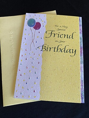 #ad SALE Friend Birthday Blue Mountain Greeting Card Occasion Gallerie Very Special