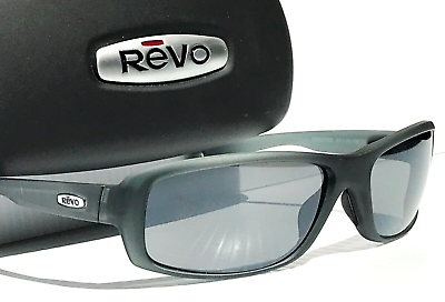#ad NEW Revo CONVERGE Matte Grey Crystal POLARIZED Grey Lens Sunglass 4064 00 GY