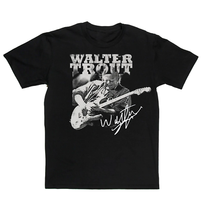 #ad Signature Face the Music Walter Trout Shirt Classic Black Unisex S 5XL LE241