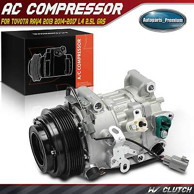 #ad New AC A C Compressor w Clutch for Toyota RAV4 2013 2014 2015 2017 L4 2.5L GAS $194.99