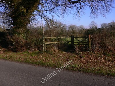 #ad Photo 6x4 Footpath leaves Plaistow Road Mackerel#x27;s Common This is near Oa c2011