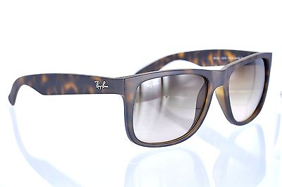 #ad Ray Ban RB4165 710 13 Tortoise Square Dark Brown Gradient 55mm Men#x27;s Sunglasses