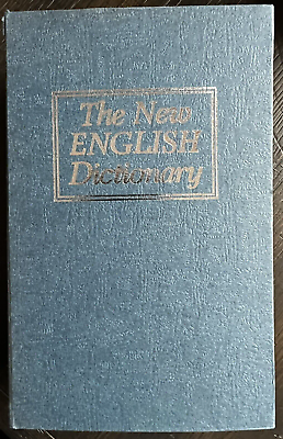 #ad Small Safe That Looks Like A New English Dictionary Used with 2 Keys