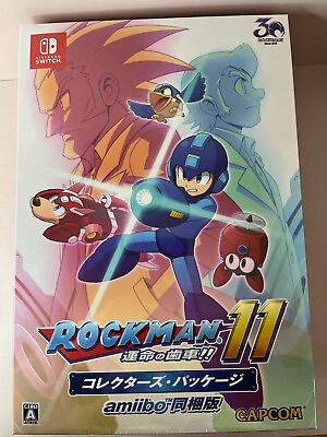 #ad Nintendo Switch Megaman Rockman 11 Collector Edition Included with Amiibo Capcon