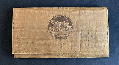 #ad Vintage Nideggen Eifel Leather Wallet Pocketbook