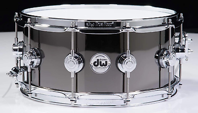 #ad Collector#x27;S Series Black Nickel over Brass Snare Drum 6.5X14quot; DRVB6514SVC