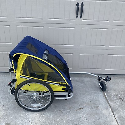 #ad Bell Bike Trailer For Two Child Toddlers