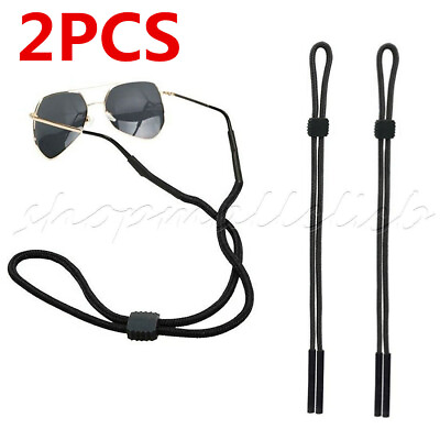 #ad 2pcs Eyewear Sunglass Holder Neck Cord String Strap For Safety Glasses Eyeglass
