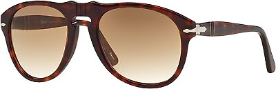 #ad Persol PO0649 24 51 54MM Pilot Sunglasses Havana Brown Gradient