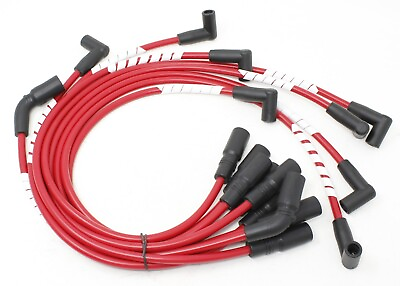 #ad PERFORMANCE SPARK PLUG WIRE SET 8mm 500ohm ft RED FOR 1996 2000 GM GMC V8 5.7L