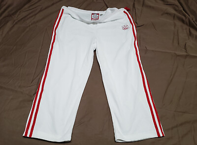 #ad 2004 Athens Olympics Adidas United States Team USA Athlete Uniform Capri Pants L