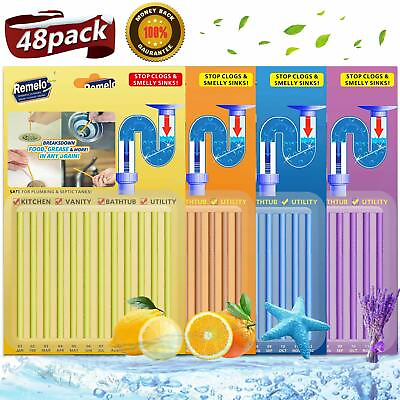 #ad Drain Cleaner Sticks Sani Sticks Drains Pipes Clean Odor Free Kitchen Bathroom $6.99