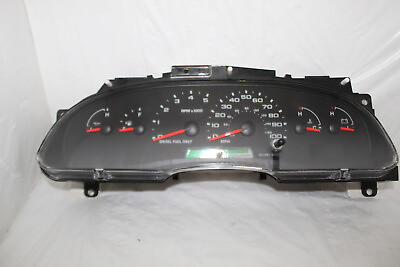 #ad Speedometer Instrument Cluster 2005 Ford E350 Van Gauges DIESEL 279536 Miles