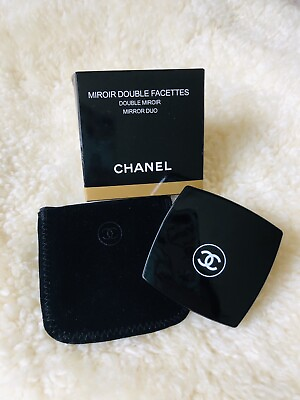 #ad Chanel Mirror Duo Compact Double Facette Makeup Black Bridesmaid Gift