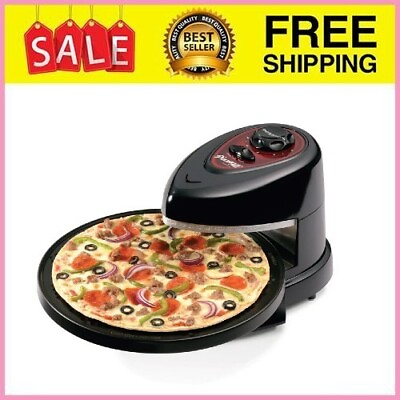 #ad Presto Pizzazz Plus Rotating Pizza Oven 03430 Black