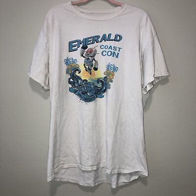 #ad Emerald Coast Con Gaming Convention Tshirt Size XL