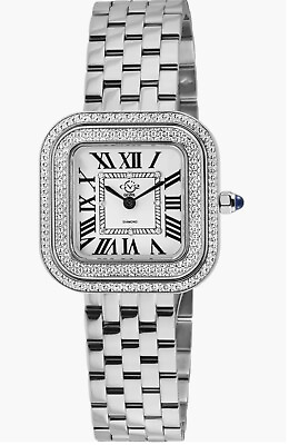 #ad Gv2 By Gevril Women#x27;s 12130B Bellagio Swiss Diamond Stainless Steel Watch
